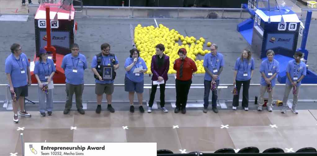 Mecha Lions Celebrate Two Awards at CalGames&nbsp;2026